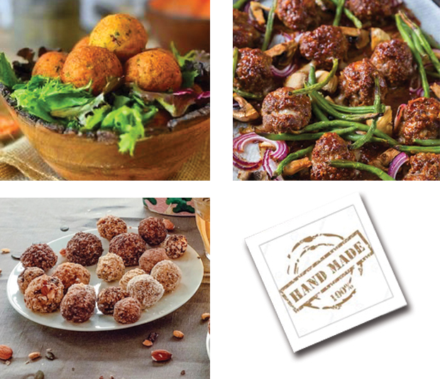 Menu semaine 16 - 2021 - Menu rouler Boulettes - Livraison Lunch Box Monaco Roquebrune Menton