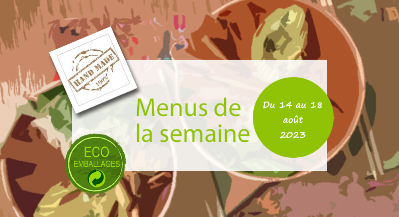 César et Marcus semaine 33 du 14 au 18 août 2023 - Livraison Lunch Box Monaco