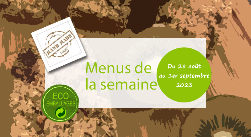 César et Marcus semaine 35 du 28 août au 2er septembre 2023 - Livraison Lunch Box Monaco